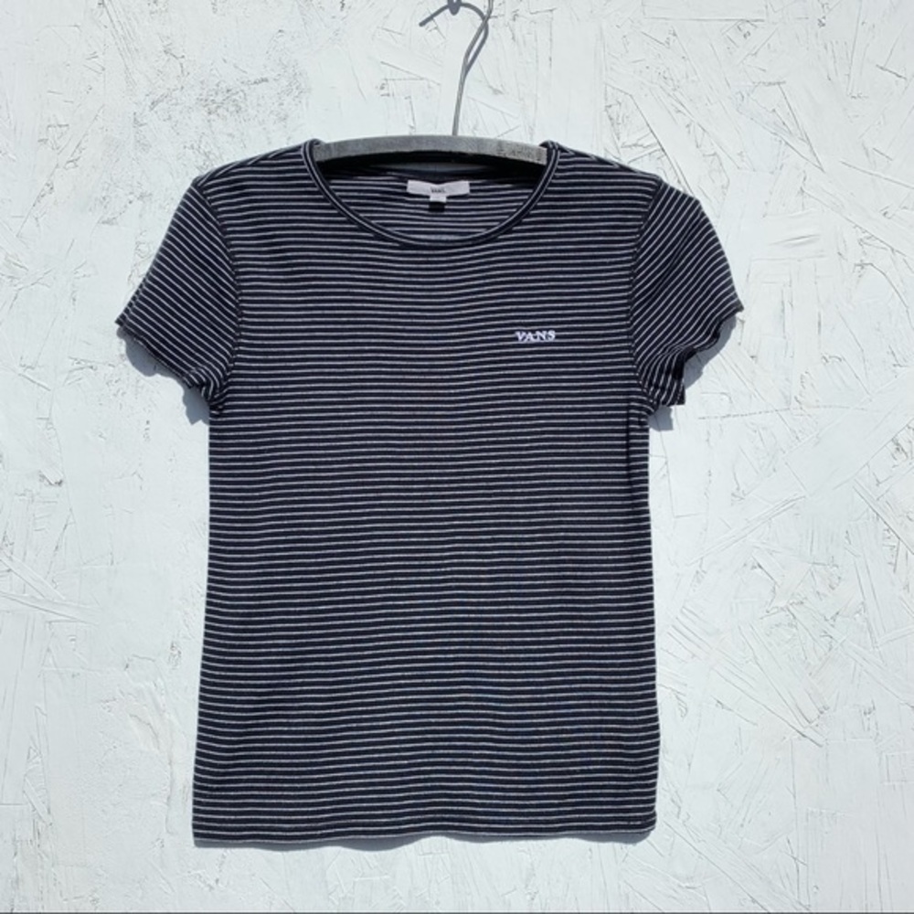 VANS EMBROIDERED STRIPED & TEE | S #FML15